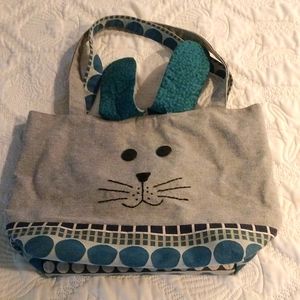 ⚜️ OOAK Handmade Bunny Tote Bag